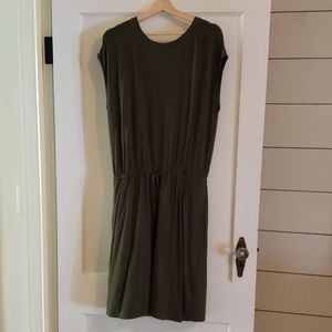 Dark green dress